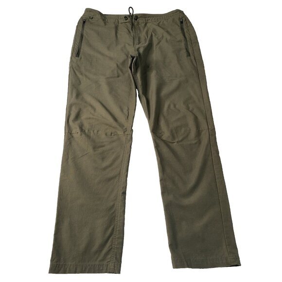 Roark Layover Traveler Pants Men’s 36x30 Military Green Casual Stretch - Picture 1 of 16